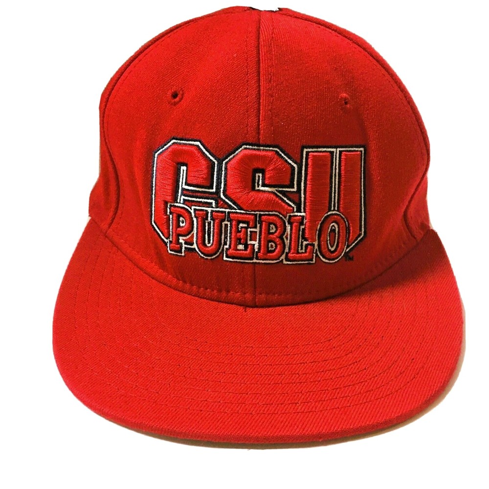 CSU Pueblo Thunderwolves NCAA The Game baseball Hat Cap RED Strapback Adjustable